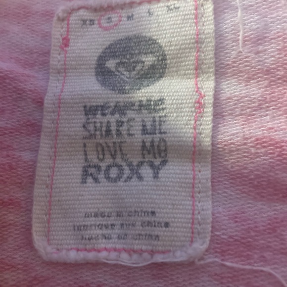 Roxy branded, pink, shirt - Picture 3 of 4